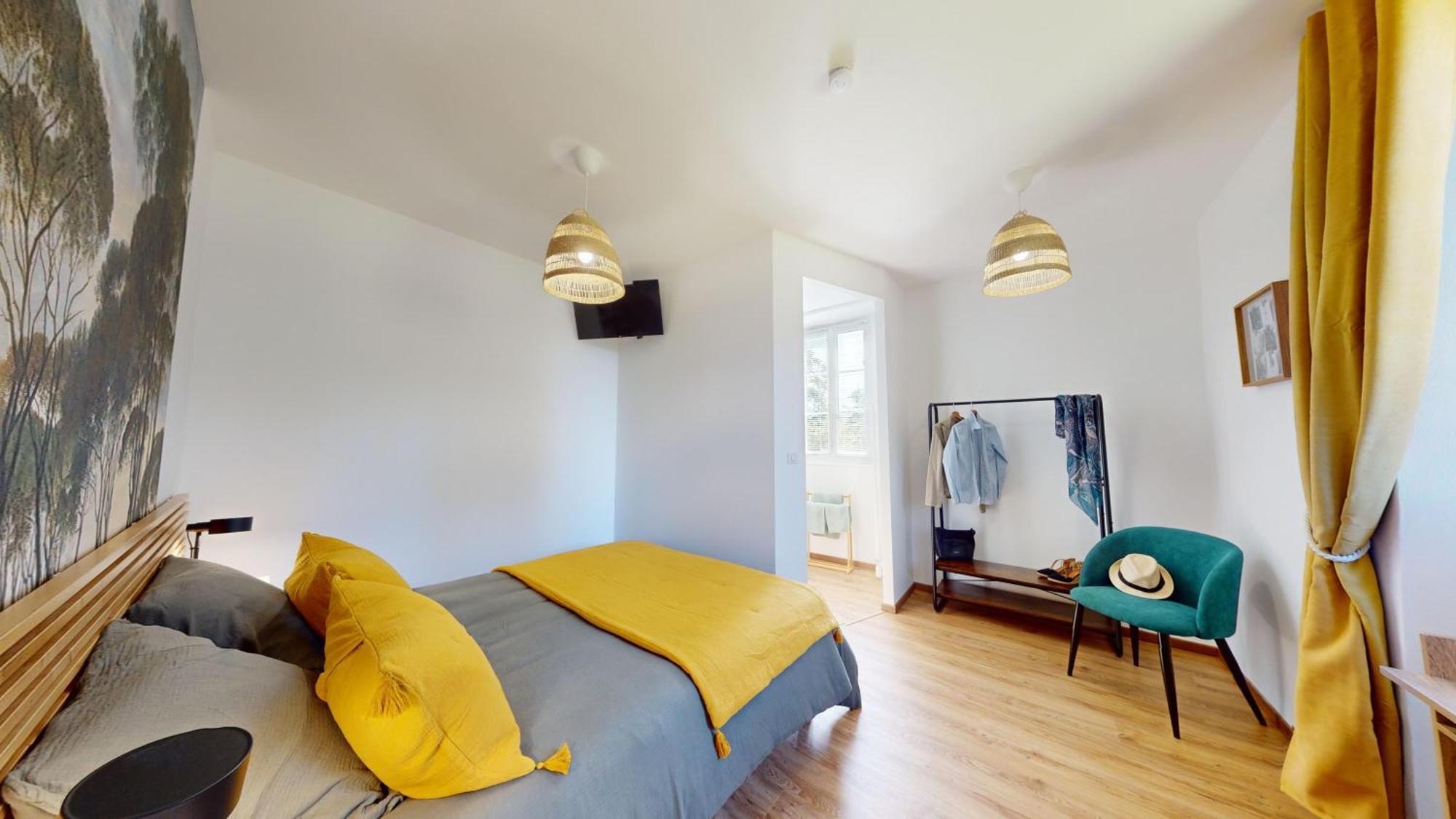 Domaine De L'Eau Partie Bed and Breakfast Carentan Kamer foto